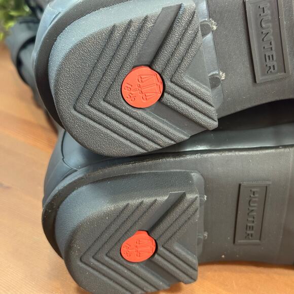 Hunter Women's Original Back Adjustable Short Rain Boots Black Size 10 - Picture 10 of 10